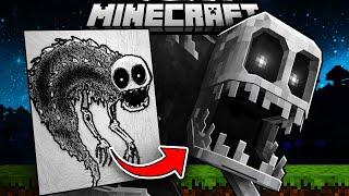 I Made YOUR Drawings into MINECRAFT Mobs
