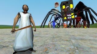 GRANNY VS TREVOR HENDERSON CREATURES Garrys Mod Sandbox