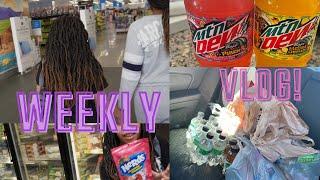 YESTERDAYS. Vol. 119 ll WALMART SHOP WITH US AND HAUL Il NEW MOUNTAIN DEW TASTE TEST