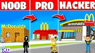 DE MCDONALDS NOOB A MCDONALDS PRO  MCDONALDS en PK XD