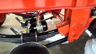 Tandem axle trailer suspension trailer parts American type suspension