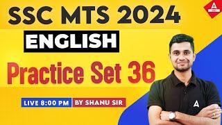 SSC MTS 2024  SSC MTS English Classes by Shanu Rawat  SSC MTS English Practice Set 36