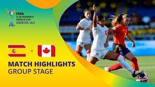 Spain v Canada  FIFA U-20 Womens World Cup Colombia 2024  Match Highlights