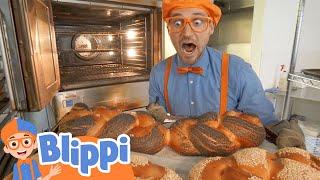 Blippi Visits The Bakery  Educational Videos For Kids  Learning Healthy Eating