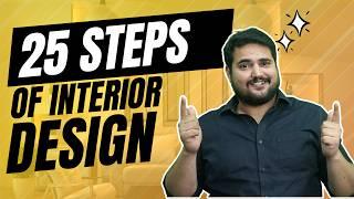 25 steps to design your House  Interior design Construction step by step process  interior Coach