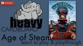 Age of Steam Rust Belt 5p Play-through Teaching & Roundtable discussion by Heavy Cardboard