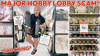 HOBBY LOBBY IS SCAMMING PEOPLE? HERES THE TRUTH  *SHOCKING*  75% Off Clearance Decor Finds