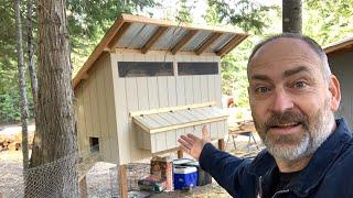 DIY Backyard Chicken Coop Tour  How To Build  Easy to Clean