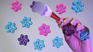 ASMR Jelly Flower Stamps Brain Melting Triggers For Sleep No Talking 