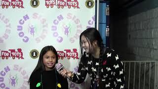 Julianna Gamiz Interview at Toys for Tots Event 112921