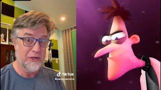 Dan Povenmire reacting to my 3D Doof