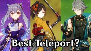 Who Has the BEST Teleport in Genshin Impact? Chiori Keqing or Alhaitham?