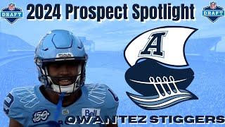 Qwantez Stiggers Is An AWESOME STORY  2024 NFL Draft Prospect Spotlight