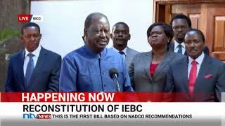 Raila Odingas full speech during signing of IEBC Bill into law