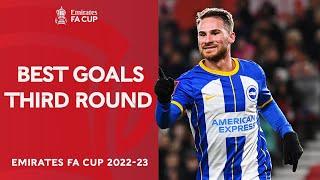 Mac Allister Mahrez Kane Zaroury  Best Third Round Goals  Emirates FA Cup 2022-23