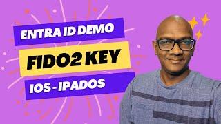 Quick demo of signing in to Microsoft Entra ID with a FIDO2 security key on iOSiPadOS