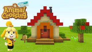 Minecraft How To Make An Animal Crossing House Animal Crossing New Horizons Tutorial