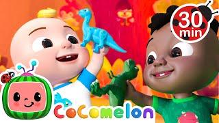 Lets Play With Dinosaurs Song  COCOMELON   Lullabies & Nursery Rhymes  Baby Sleep Songs