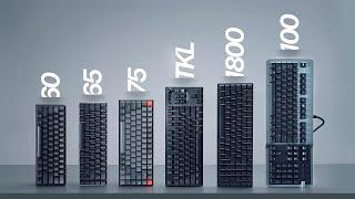 How to Choose the RIGHT Keyboard Size 60% 65% TKL 100%