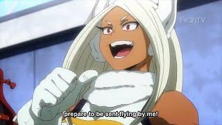 All Scenes of Rabbit Hero Mirko  My Hero Academia Ep 87