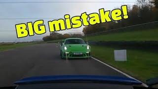 Trying to keep up with a 911 GT3 RS 991.2...