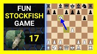 Fun Stockfish 17 Chess Game Sicilian Defense Accelerated Dragon Exchange Variation