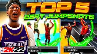 TOP 5 BEST JUMPSHOTS IN NBA 2K22 CURRENT GEN + NEXT GEN • BEST JUMPSHOTS FOR ALL BUILDS