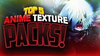 Top 5 Best Anime Minecraft PVP Texture Packs + Tokyo Ghoul Bundle Showcase 1.71.8.9