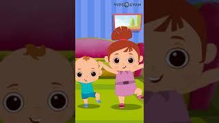 One Little Finger  Body Parts Learning Nursery Rhymes  #youtubeshorts #animation #nurseryrhymes