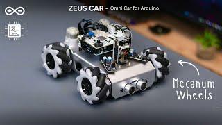 DIY Omnidirectional Car with FPV Car Assembly  Arduino Car Kit