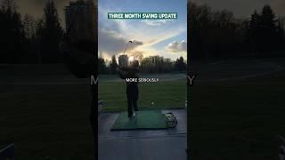 my three month golf swing update  project 50 2024 day 20 #shorts ️️‍️