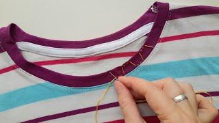  Quick Fix 3 Simple Sewing Tricks to Downsize a Large Neckline