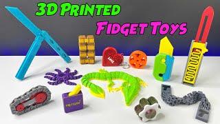Awesome 3D Printed Fidget Toys