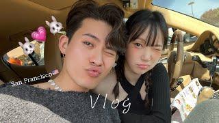 Korea & China Couple SF weekend date vlog  Harry Potter Lego‍️  Crab Mukbang