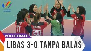 SRIKANDI VOLLEY INDONESIA BERHASIL LIBAS HABIS MALAYSIA 3 - 0  31ST SEA GAMES