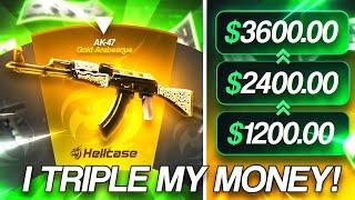 I TRIPLE MY MONEY BY HELLCASE.COM Hellcase Promo Code 2024