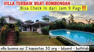 VILLA PUNCAK BISA CHECK IN DARI PAGI  Villa Bumina Ayi 2 Cisarua Puncak Bogor