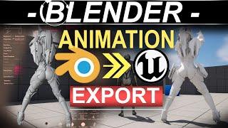 Import Rigs & Animations BLENDER to UNREAL