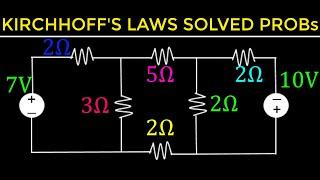 17 - Kirchhoffs Current and Voltage Laws Solved Examples
