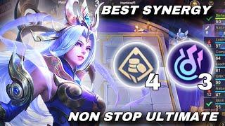 MLBB MAGIC CHESS BEST SYNERGY COMBO TERKUAT  HYPER 3* SELENA NORTHERN ADVENTURER + S.T.U.N.