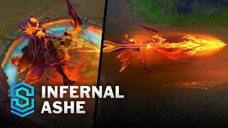 Infernal Ashe Skin Spotlight - Pre-Release - PBE Preview - League of Legends