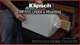 Klipsch AW-650 Unboxing and Mounting