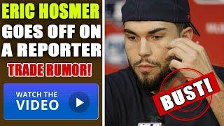 WATCH VIDEO OF ERIC HOSMER BEING A PRICK TO REPORTER