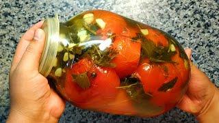 Квашеные помидоры красные  Salted tomatoes recipe