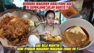 RELA ANTRI DARI SORE DEMI NYOBAIN MAKANAN VIRAL DI BARITO  WUENAK POLL GUYS 