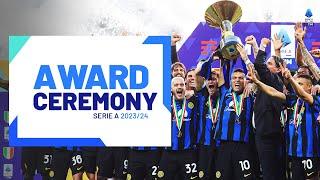 Inter lift their 20th Scudetto  Award Ceremony  Serie A 202324