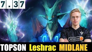  TOPSON Leshrac MID 7.37- DOTA 2 HIGHEST MMR MATCH #dota2  #dota2gameplay #topson