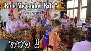 Bule Ganteng & Cantik Megambel BALI? Wow  Penampilan dari Chicago Bali Gamelan Tabuh Sekar Kemuda