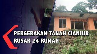 Pergerakan Tanah Cianjur Rusak 24 Rumah.