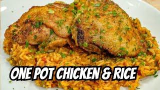 Anyone Can Make This Delicious One Pot Meal Chicken & Rice Recipe